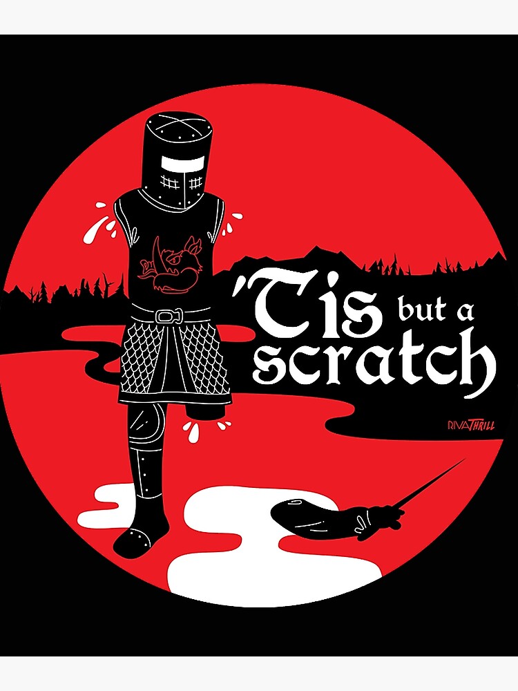 Tis but a scratch. Magnet for Sale by Rilly579