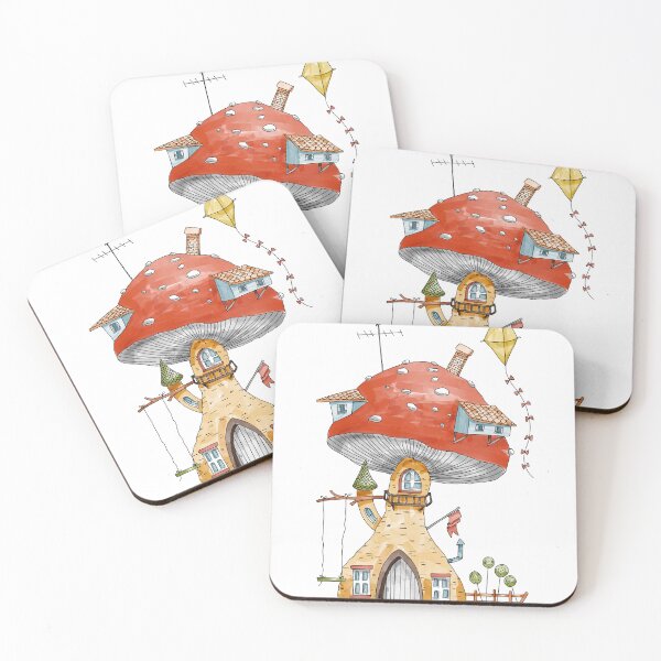 Item preview, Amanita muscaria mushroom house designed and sold by molly mattin.