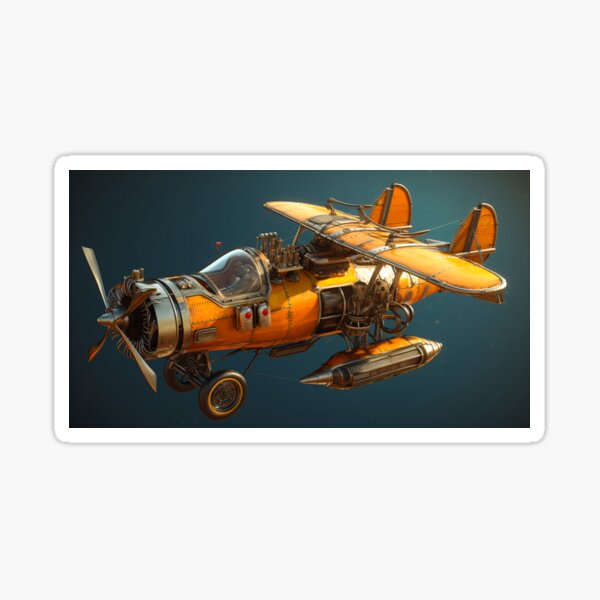 Item preview, Steampunk flying car designed and sold by Art by Lilia.