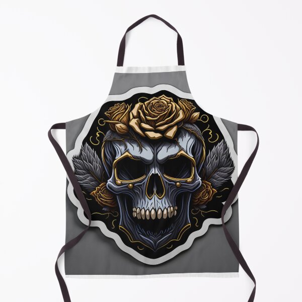 Item preview, Skulls and roses - love and death - sticker art designed and sold by ROBIN MACGREGOR.