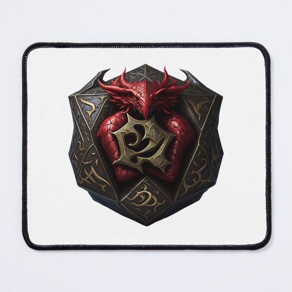 Item preview, Dnd dice emblem #34 designed and sold by PrintDesignFlow.