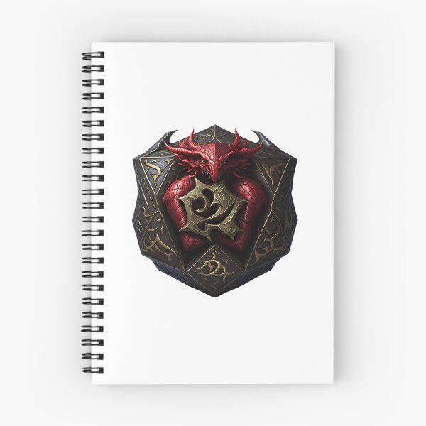 Item preview, Dnd dice emblem #34 designed and sold by PrintDesignFlow.
