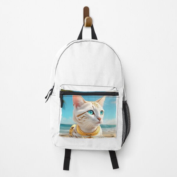 Item preview, Kitten Minou loves sun, sand and sea designed and sold by YuniaMiyu.