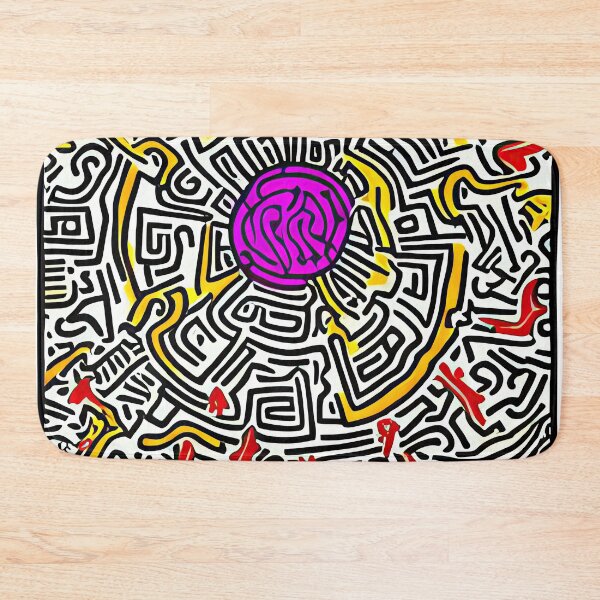 Artikelvorschau, Mandala, KI-Kunst, moderne Inneneinrichtung, bunt, Boho entworfen und verkauft von casaai.
