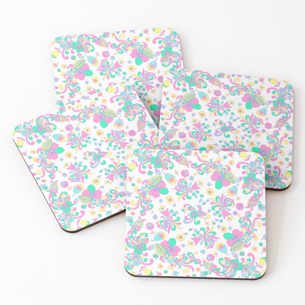Item preview, Summer Groovy  70ies Floral Pattern designed and sold by NPrintsDesign.