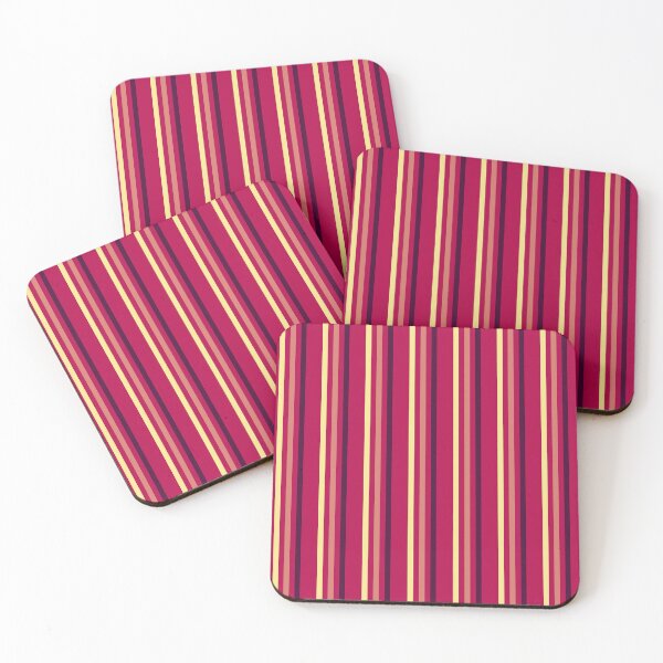 Item preview, Colorful stripes in warm red and yellow tones,summer striped designed and sold by patterncrow.