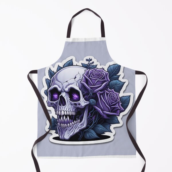 Item preview, Skulls and roses - love and death - sticker art designed and sold by ROBIN MACGREGOR.