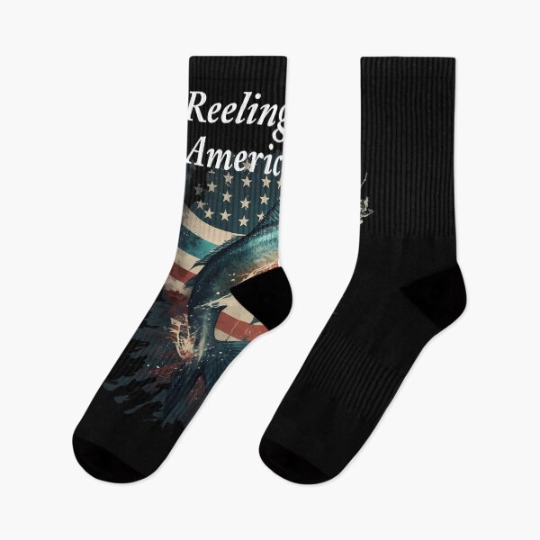 Item preview, Fishing American flag Reeling in Joy, American Style designed and sold by Teescount.
