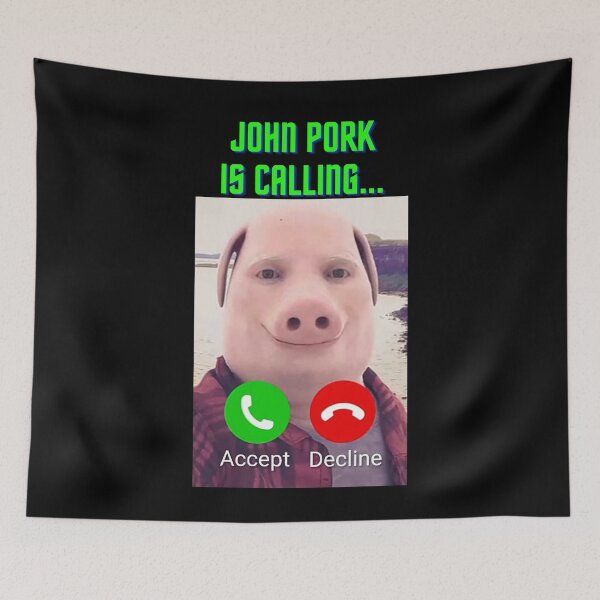 Item preview, John Pork Is Calling  designed and sold by joetrade.
