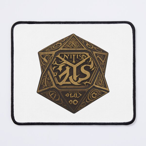 Item preview, Dnd dice emblem #36 designed and sold by PrintDesignFlow.