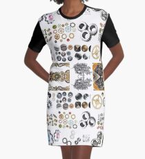 steampunk Graphic T-Shirt Dress