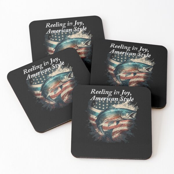 Item preview, Fishing American flag Reeling in Joy, American Style designed and sold by Teescount.