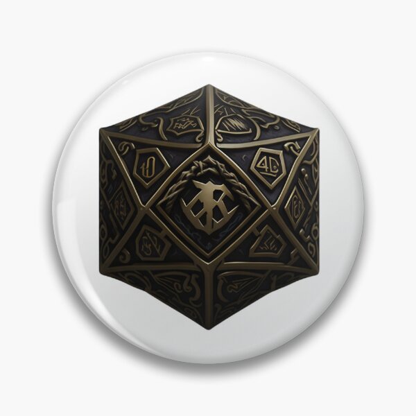 Item preview, Dnd dice emblem #37 designed and sold by PrintDesignFlow.