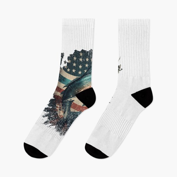 Item preview, Fishing American Flag designed and sold by Teescount.