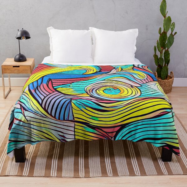 Artikelvorschau, Regenbogen, KI-Kunst, moderne Inneneinrichtung, bunt, Boho entworfen und verkauft von casaai.