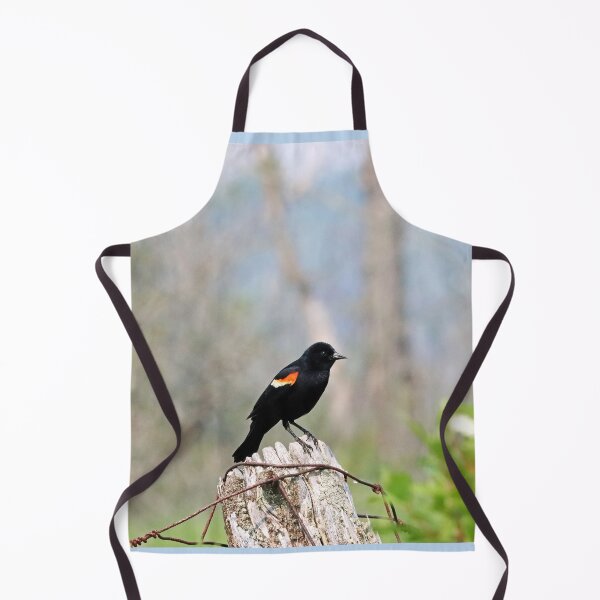 Item preview, Red Winged Blackbird On Post designed and sold by Deb Oppermann.