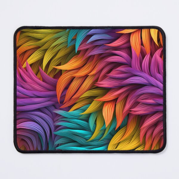 Item preview, Vibrant fibers, curls Patterns: Colorful Art Dynamic Lines designed and sold by GiveMeMood.