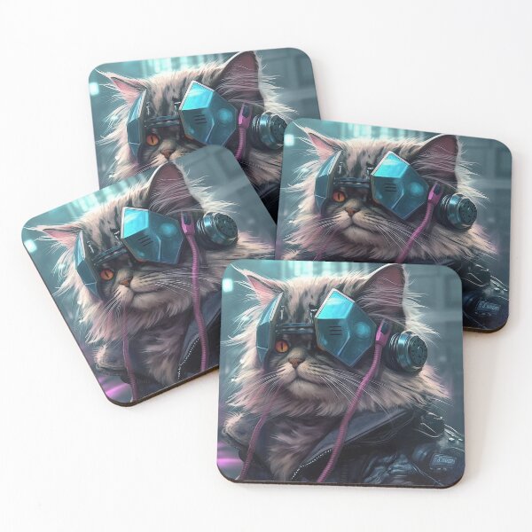 Item preview, Cyber Meow designed and sold by Nowshin Tasnim.