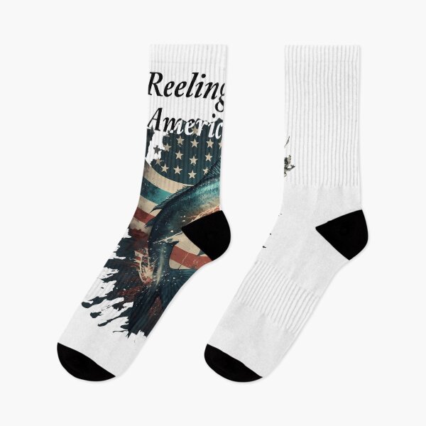 Item preview, Fishing American flag Reeling in Joy, American Style designed and sold by Teescount.