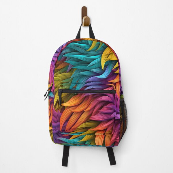 Item preview, Vibrant fibers, curls Patterns: Colorful Art Dynamic Lines designed and sold by GiveMeMood.