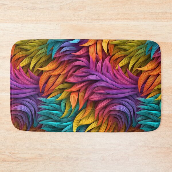 Item preview, Vibrant fibers, curls Patterns: Colorful Art Dynamic Lines designed and sold by GiveMeMood.