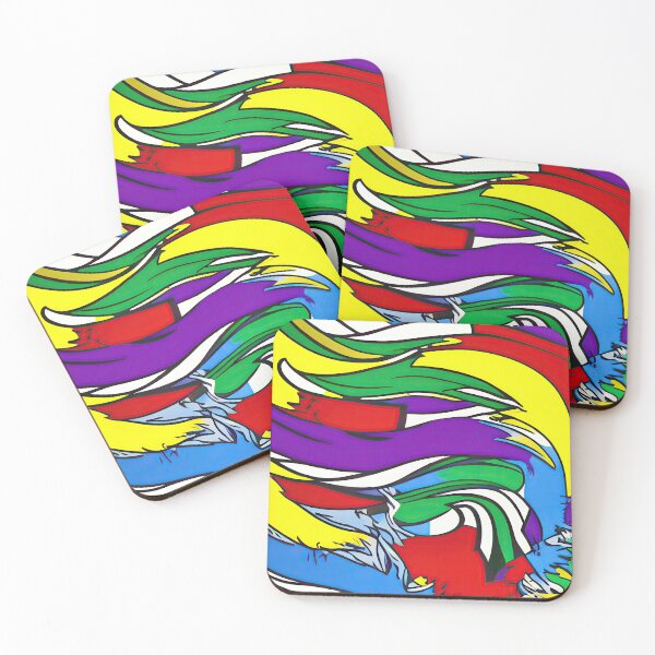 Artikelvorschau, Regenbogen, KI-Kunst, moderne Inneneinrichtung, bunt, Boho entworfen und verkauft von casaai.
