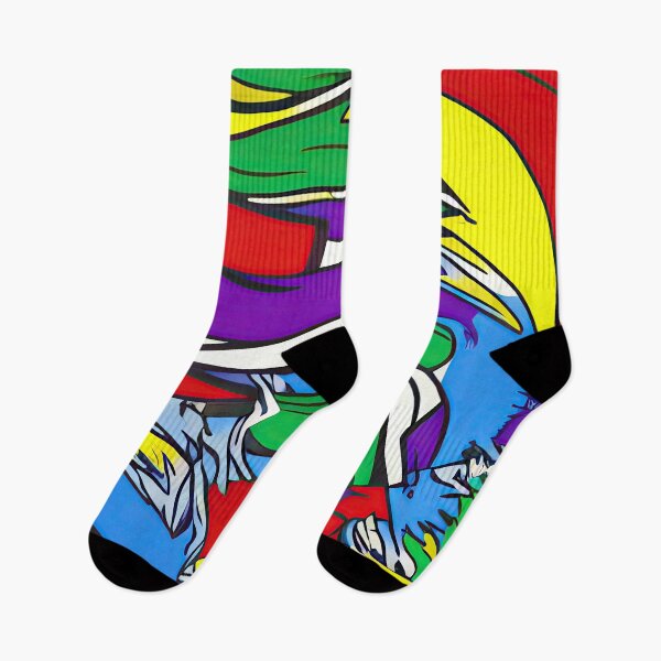 Artikelvorschau, Regenbogen, KI-Kunst, moderne Inneneinrichtung, bunt, Boho entworfen und verkauft von casaai.