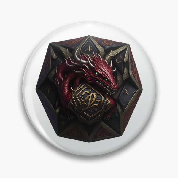 Item preview, Dnd dice emblem #40 designed and sold by PrintDesignFlow.