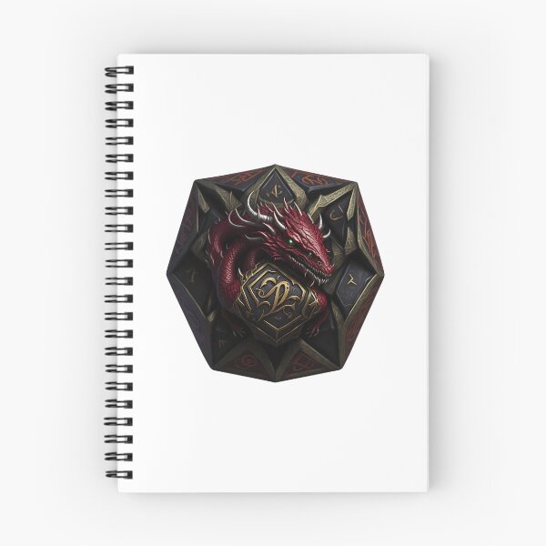 Item preview, Dnd dice emblem #40 designed and sold by PrintDesignFlow.