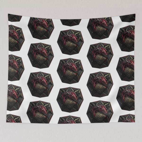Item preview, Dnd dice emblem #40 designed and sold by PrintDesignFlow.