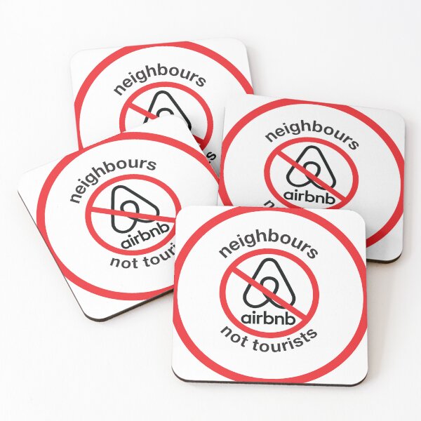 Item preview, Neighbours Not Tourists - Anti STR Short Term Lets designed and sold by ACME PROPAGANDAWORX.