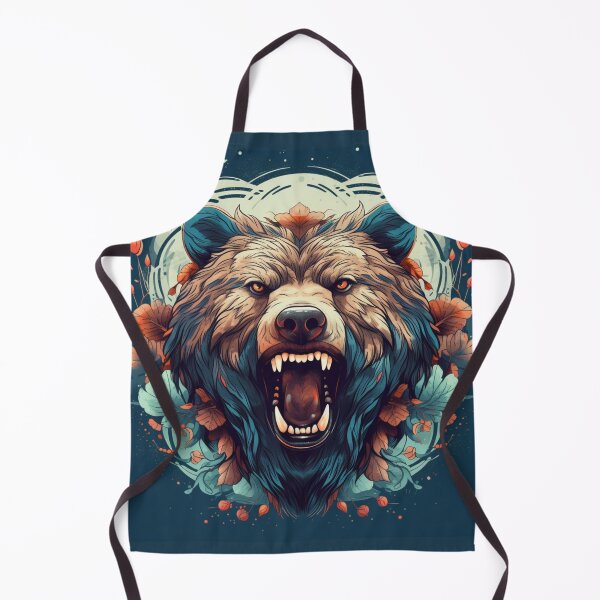 Item preview, Guardian of the Wild: The Majestic Grizzly Bear designed and sold by Bee Happy Creative™.