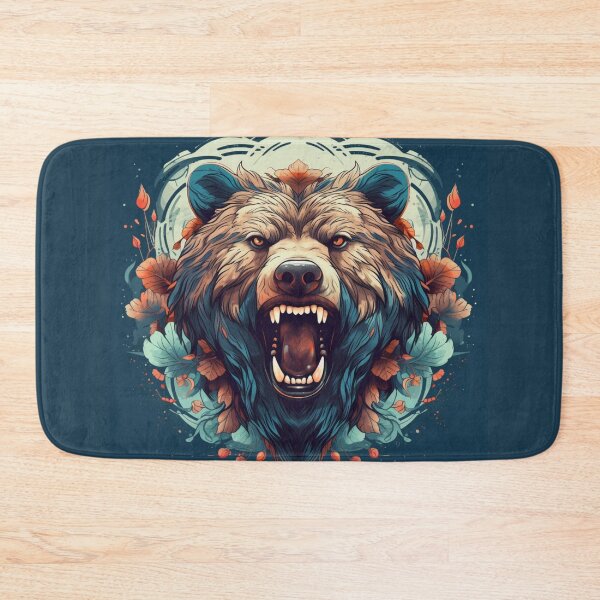 Item preview, Guardian of the Wild: The Majestic Grizzly Bear designed and sold by Bee Happy Creative™.