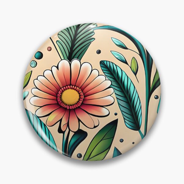 Item preview, Flowers Pattern Retro designed and sold by Kingrocker.