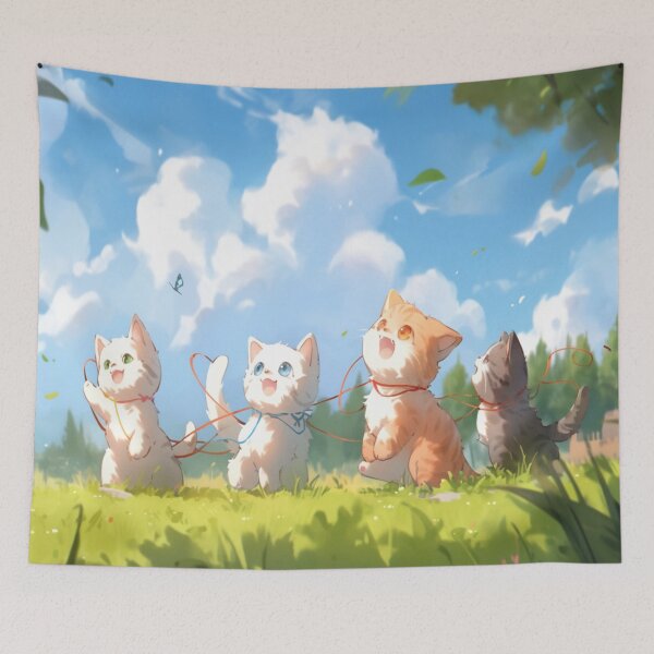 Item preview, Cats playing designed and sold by Serena789.