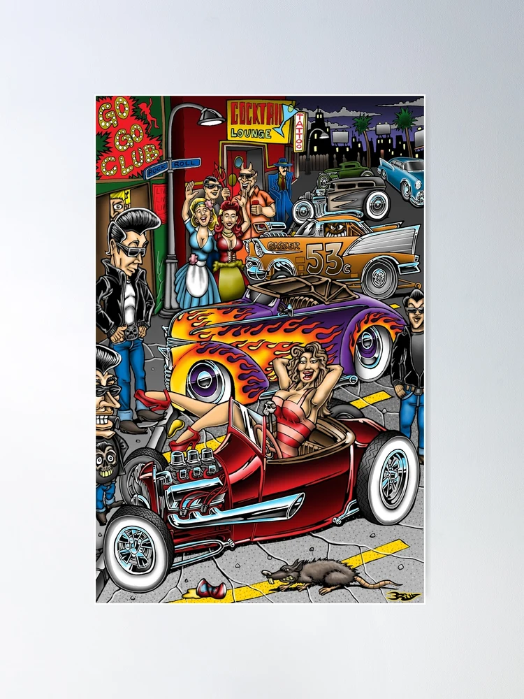 超貴重‼️KUSTOM KULTURE カスタムカルチャー 94年 ポスター fposter,large,wall_texture,
