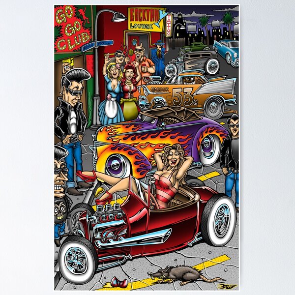 Kustom Kulture Wall Art for Sale | Redbubble