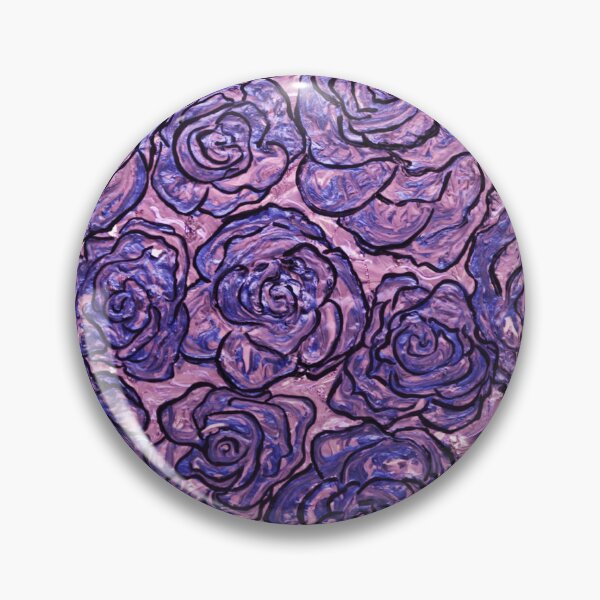 Item preview, Tooled Roses Purple designed and sold by craftsbydaphy.