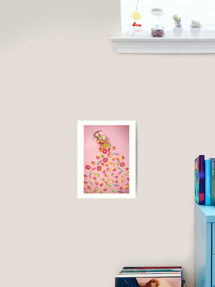 Pink Gummy Bears  Gummy bear decor, Candy wall art, Colorful