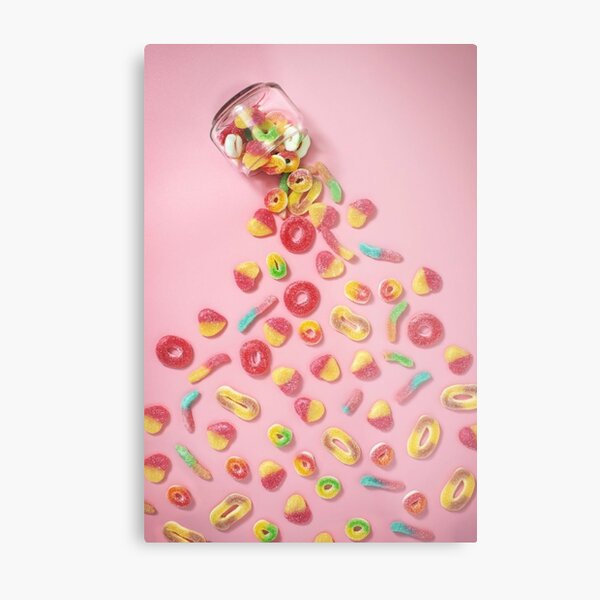 Whimsical Pink Gummy Bear Poster - Vibrant, Candy-Inspired Wall Art Decor –  Poster Wall