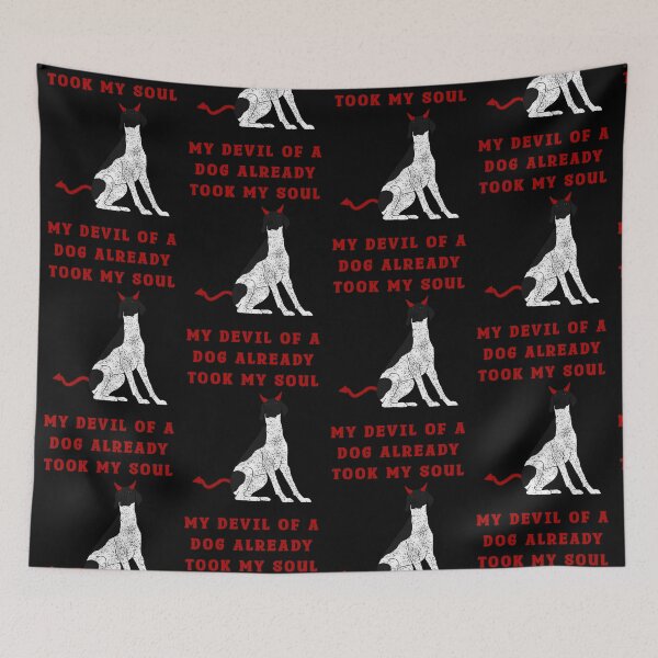 Item preview, Black Patched And Ticked German shorthair pointer Devil Soul Taker designed and sold by Horsequeenozie.