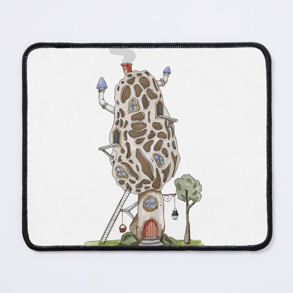 Item preview, Morel Mushroom House Art designed and sold by molly mattin.