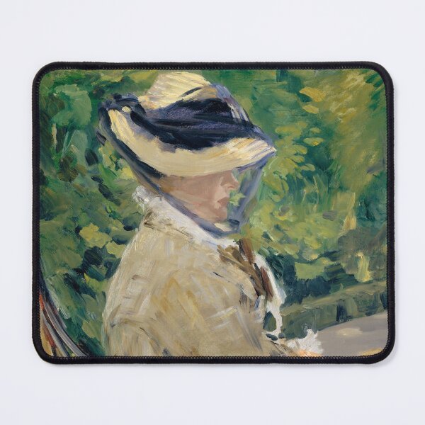 Item preview, Madame Manet at Bellevue | Edouard Manet | 1880 Portrait Art designed and sold by CJET.