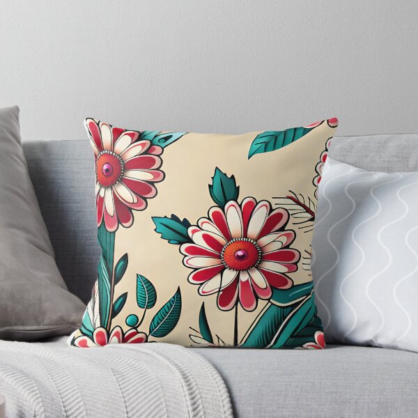 Item preview, Retro floral pattern designed and sold by Kingrocker.