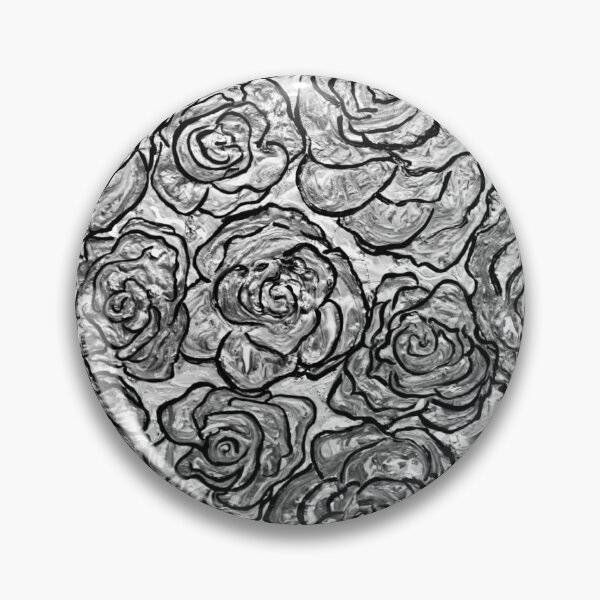 Item preview, Tooled Roses Monochrome designed and sold by craftsbydaphy.