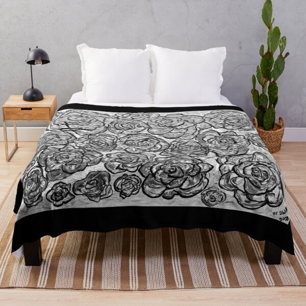 Item preview, Tooled Roses Monochrome designed and sold by craftsbydaphy.