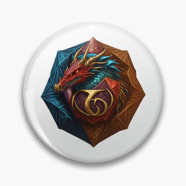 Item preview, Dnd dice emblem #41 designed and sold by PrintDesignFlow.
