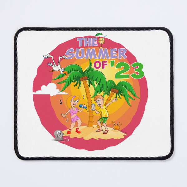 Item preview, The joy of summer. Colourful “summer of 2023” illustration.  designed and sold by Stef Ringoot, cartoons and illustrations.