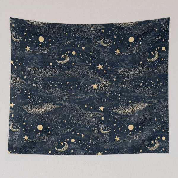 Item preview, Embrace Celestial Elegance with Our Dazzling 'Starry Night' Pattern! designed and sold by PixelPusherArt.