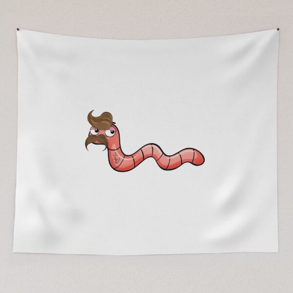 Item preview, You're A Worm With A Mustache - You are a Worm Funny Gifts designed and sold by sirMatys.